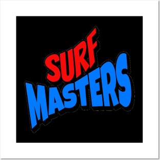 Surf Masters , Hello Summer Vintage Funny Surfer Riding Surf Surfing Lover Gifts Posters and Art